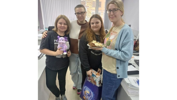 Поздравили с днём рождения Александру