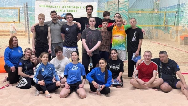 Участвовали в турнире по волейболу